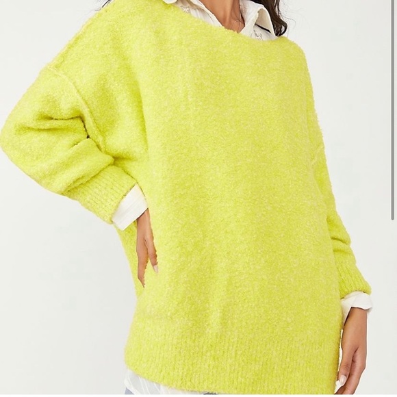 NWOT Free People Moira Slouchy Tunic Sweater - Picture 2 of 4